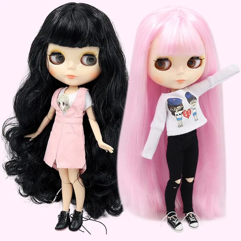 ICY DBS Blyth Puppe 1/6 BJD Spielzeug Gelenkkörper weiße Haut glänzendes und mattes Gesicht 30cm zum Verkauf Sonderpreis Spielzeug Geschenk Anime Puppe