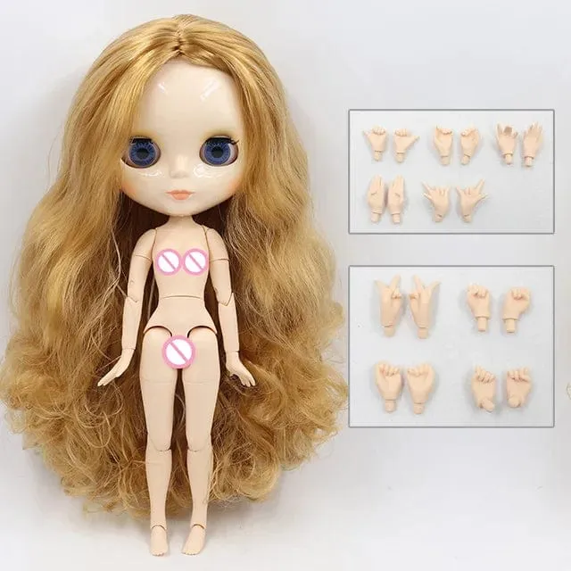 ICY DBS Blyth Puppe 1/6 BJD Spielzeug Gelenkkörper weiße Haut glänzendes und mattes Gesicht 30cm zum Verkauf Sonderpreis Spielzeug Geschenk Anime Puppe
