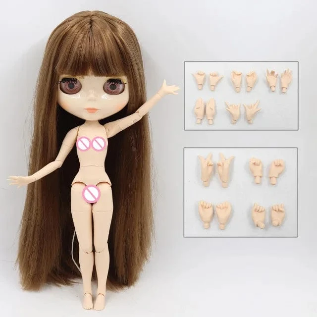 ICY DBS Blyth Puppe 1/6 BJD Spielzeug Gelenkkörper weiße Haut glänzendes und mattes Gesicht 30cm zum Verkauf Sonderpreis Spielzeug Geschenk Anime Puppe