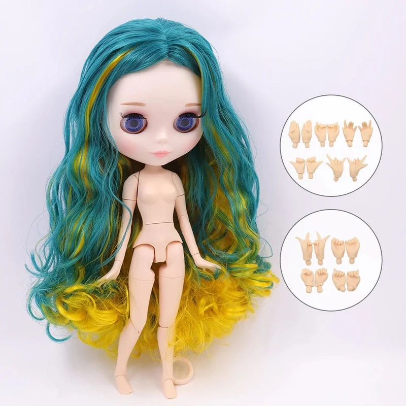 ICY DBS Blyth Puppe 1/6 BJD Spielzeug Gelenkkörper weiße Haut glänzendes und mattes Gesicht 30cm zum Verkauf Sonderpreis Spielzeug Geschenk Anime Puppe