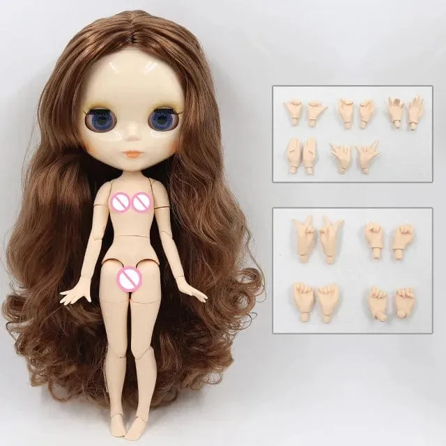 ICY DBS Blyth Puppe 1/6 BJD Spielzeug Gelenkkörper weiße Haut glänzendes und mattes Gesicht 30cm zum Verkauf Sonderpreis Spielzeug Geschenk Anime Puppe