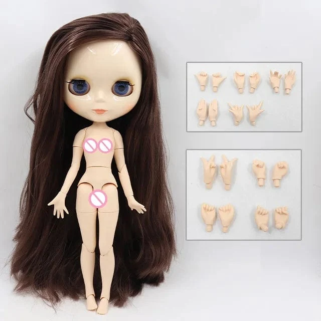 ICY DBS Blyth Puppe 1/6 BJD Spielzeug Gelenkkörper weiße Haut glänzendes und mattes Gesicht 30cm zum Verkauf Sonderpreis Spielzeug Geschenk Anime Puppe