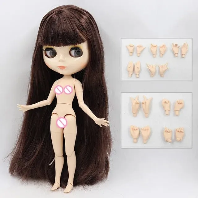 ICY DBS Blyth Puppe 1/6 BJD Spielzeug Gelenkkörper weiße Haut glänzendes und mattes Gesicht 30cm zum Verkauf Sonderpreis Spielzeug Geschenk Anime Puppe