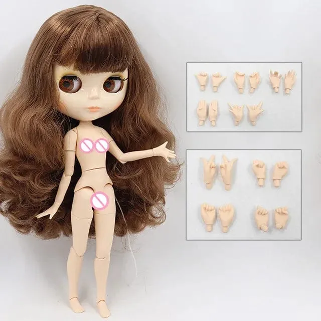 ICY DBS Blyth Puppe 1/6 BJD Spielzeug Gelenkkörper weiße Haut glänzendes und mattes Gesicht 30cm zum Verkauf Sonderpreis Spielzeug Geschenk Anime Puppe