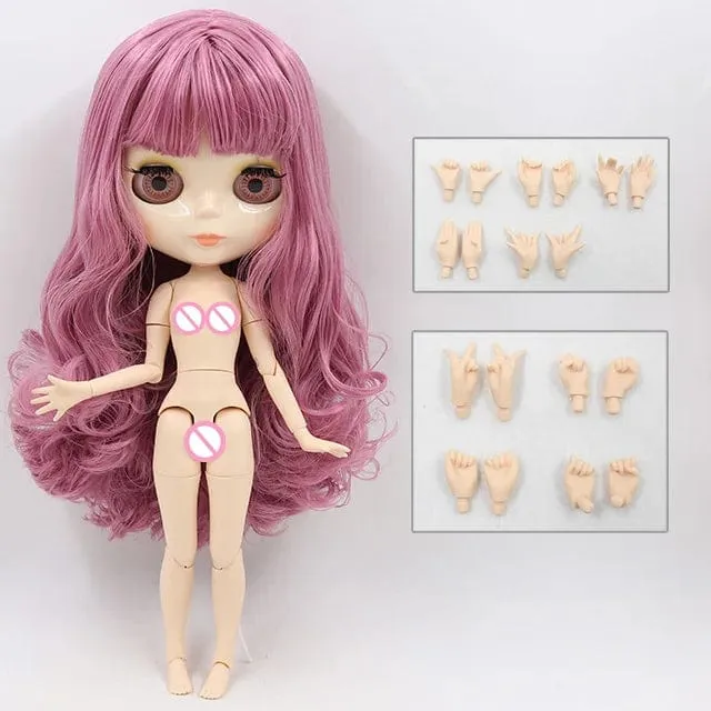 ICY DBS Blyth Puppe 1/6 BJD Spielzeug Gelenkkörper weiße Haut glänzendes und mattes Gesicht 30cm zum Verkauf Sonderpreis Spielzeug Geschenk Anime Puppe