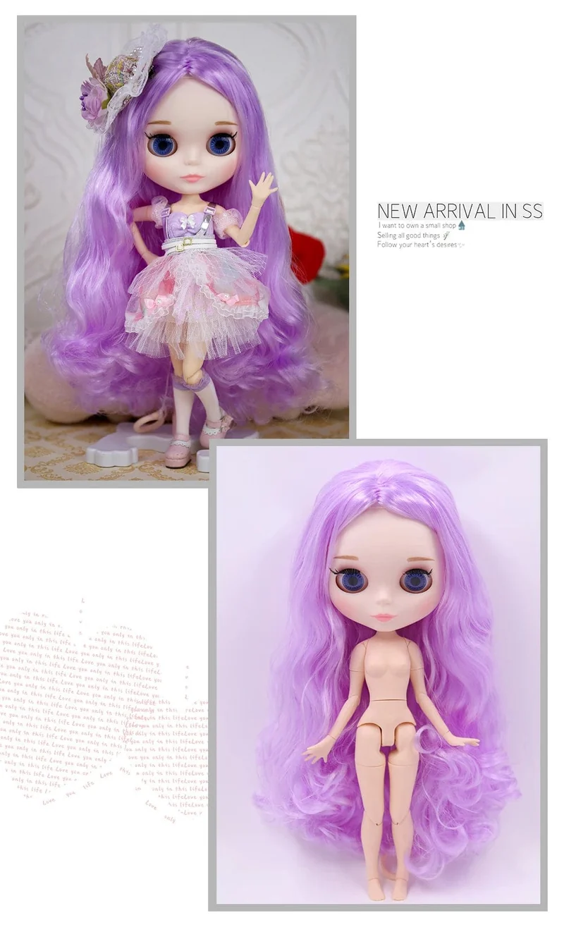 ICY DBS Blyth Puppe 1/6 BJD Spielzeug Gelenkkörper weiße Haut glänzendes und mattes Gesicht 30cm zum Verkauf Sonderpreis Spielzeug Geschenk Anime Puppe