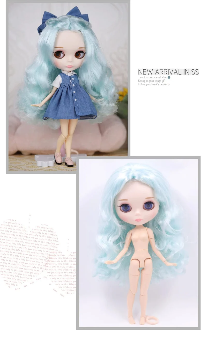 ICY DBS Blyth Puppe 1/6 BJD Spielzeug Gelenkkörper weiße Haut glänzendes und mattes Gesicht 30cm zum Verkauf Sonderpreis Spielzeug Geschenk Anime Puppe