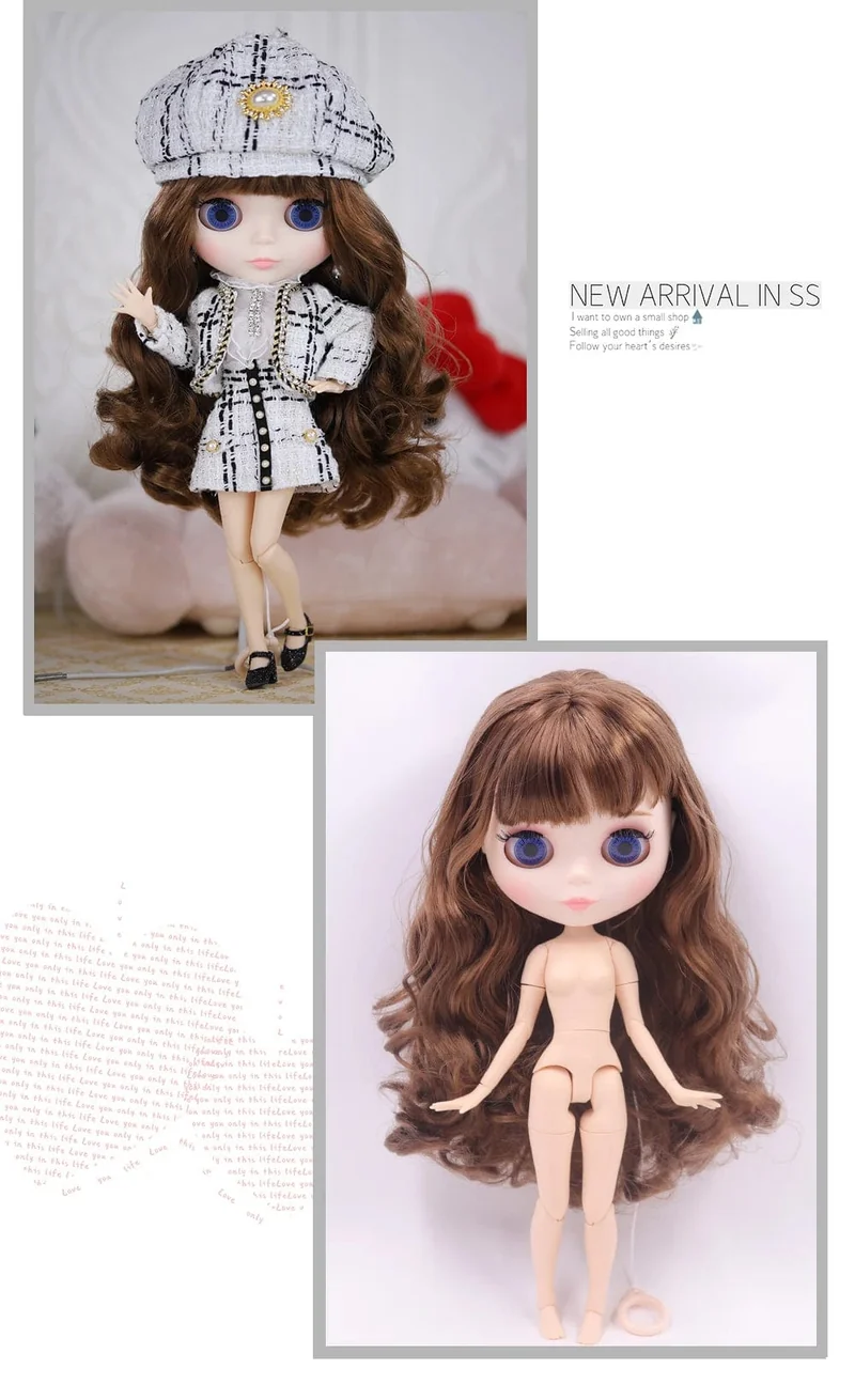 ICY DBS Blyth Puppe 1/6 BJD Spielzeug Gelenkkörper weiße Haut glänzendes und mattes Gesicht 30cm zum Verkauf Sonderpreis Spielzeug Geschenk Anime Puppe