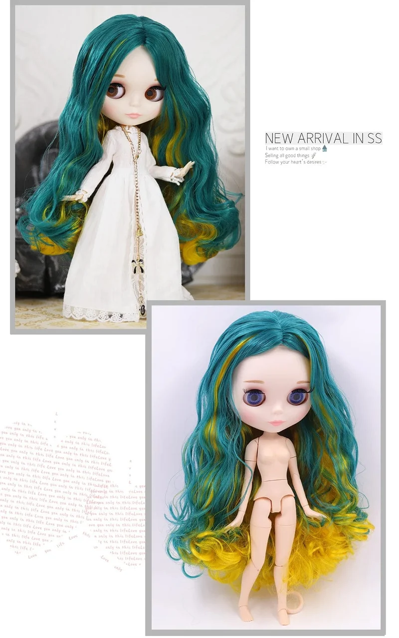 ICY DBS Blyth Puppe 1/6 BJD Spielzeug Gelenkkörper weiße Haut glänzendes und mattes Gesicht 30cm zum Verkauf Sonderpreis Spielzeug Geschenk Anime Puppe