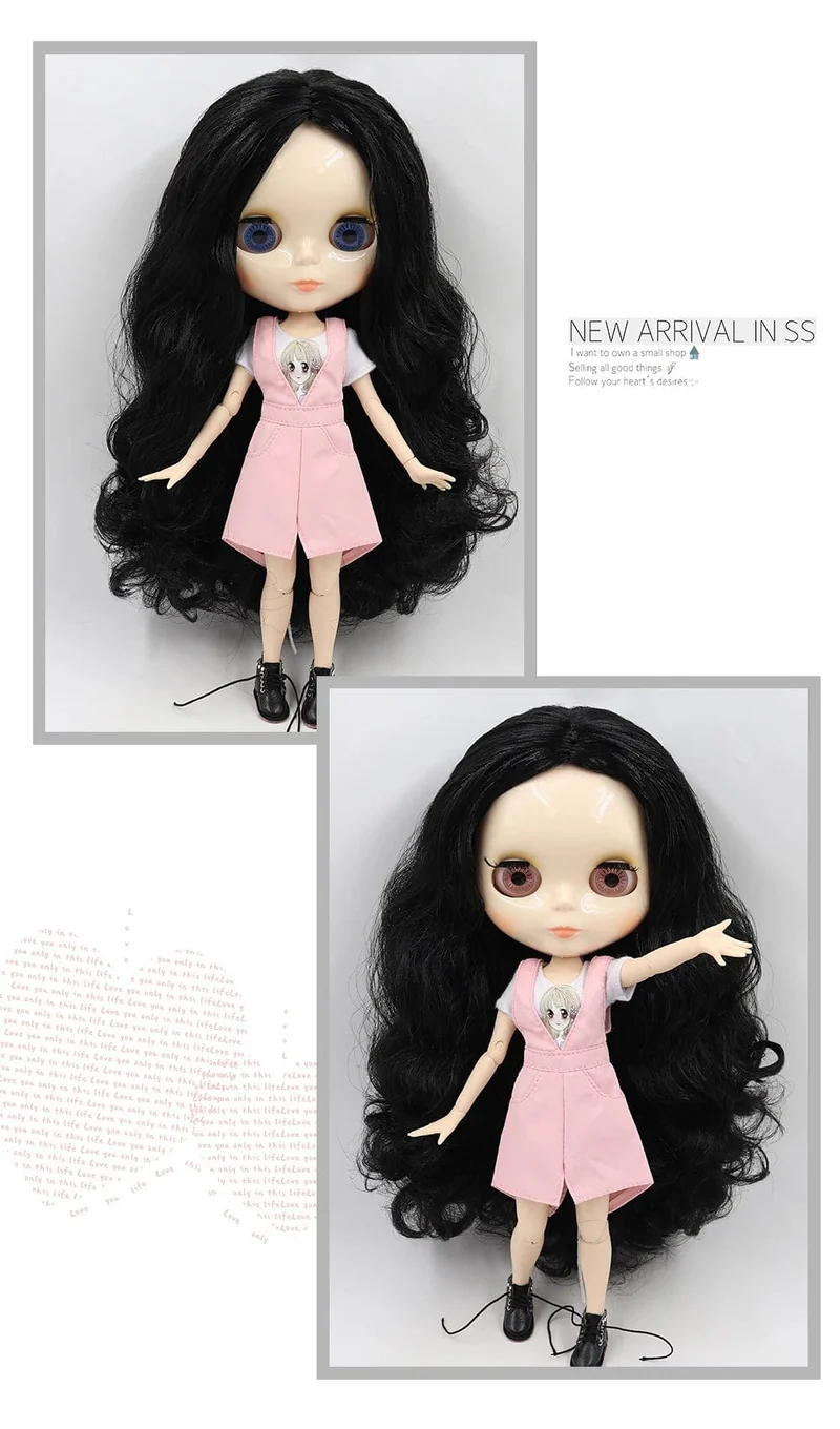 ICY DBS Blyth Puppe 1/6 BJD Spielzeug Gelenkkörper weiße Haut glänzendes und mattes Gesicht 30cm zum Verkauf Sonderpreis Spielzeug Geschenk Anime Puppe