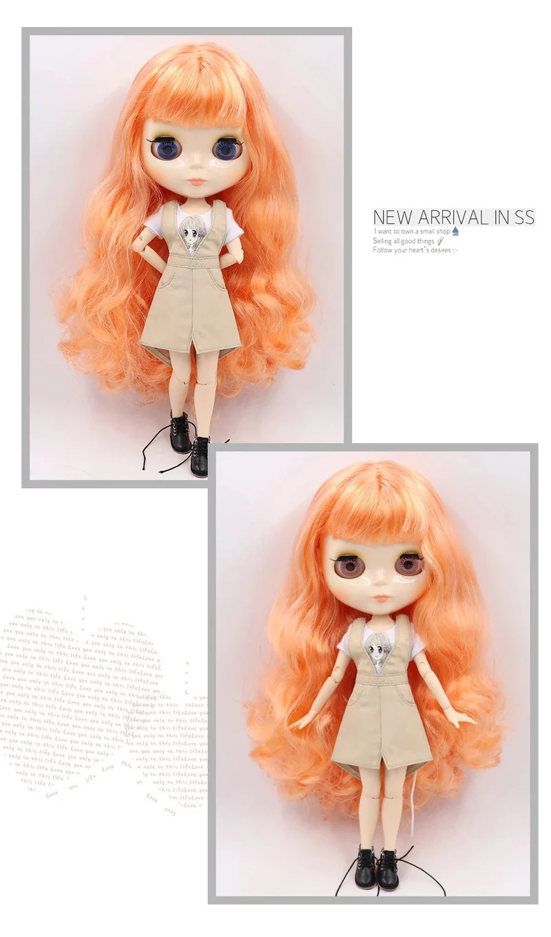 ICY DBS Blyth Puppe 1/6 BJD Spielzeug Gelenkkörper weiße Haut glänzendes und mattes Gesicht 30cm zum Verkauf Sonderpreis Spielzeug Geschenk Anime Puppe