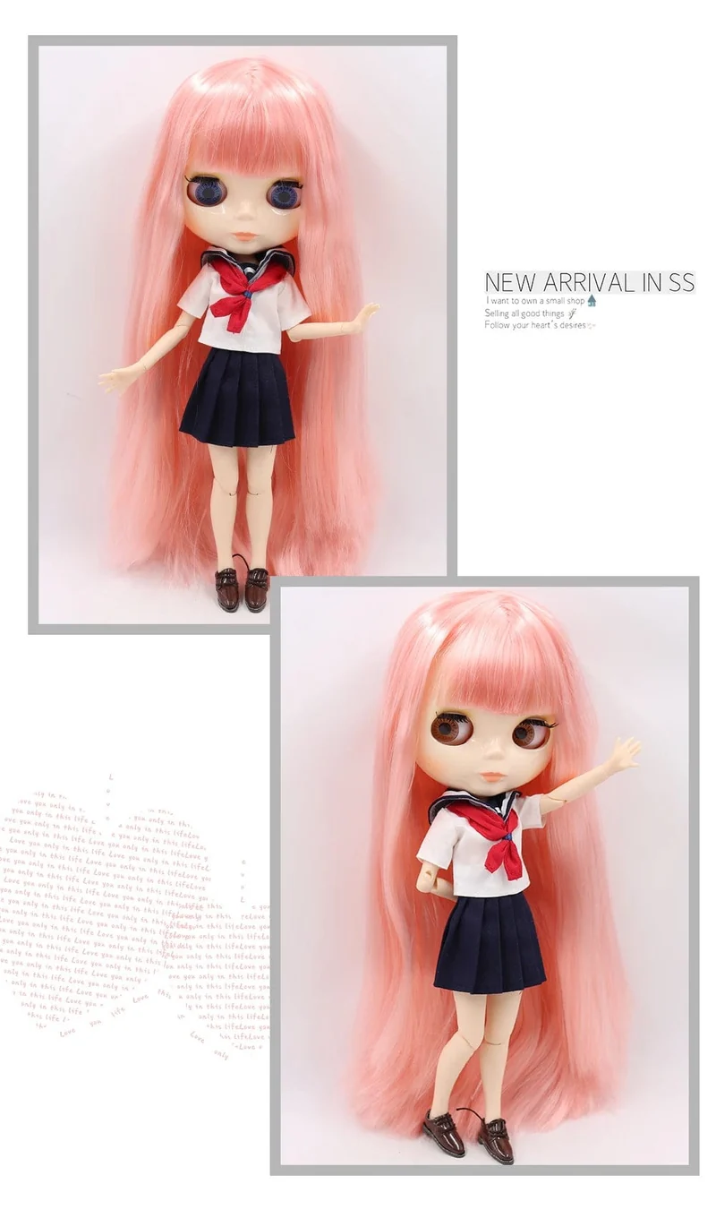 ICY DBS Blyth Puppe 1/6 BJD Spielzeug Gelenkkörper weiße Haut glänzendes und mattes Gesicht 30cm zum Verkauf Sonderpreis Spielzeug Geschenk Anime Puppe