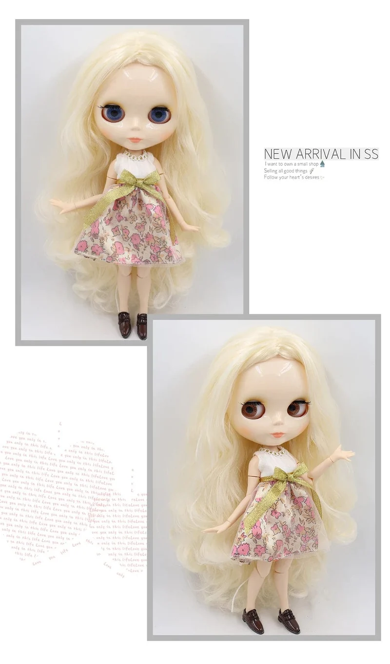 ICY DBS Blyth Puppe 1/6 BJD Spielzeug Gelenkkörper weiße Haut glänzendes und mattes Gesicht 30cm zum Verkauf Sonderpreis Spielzeug Geschenk Anime Puppe