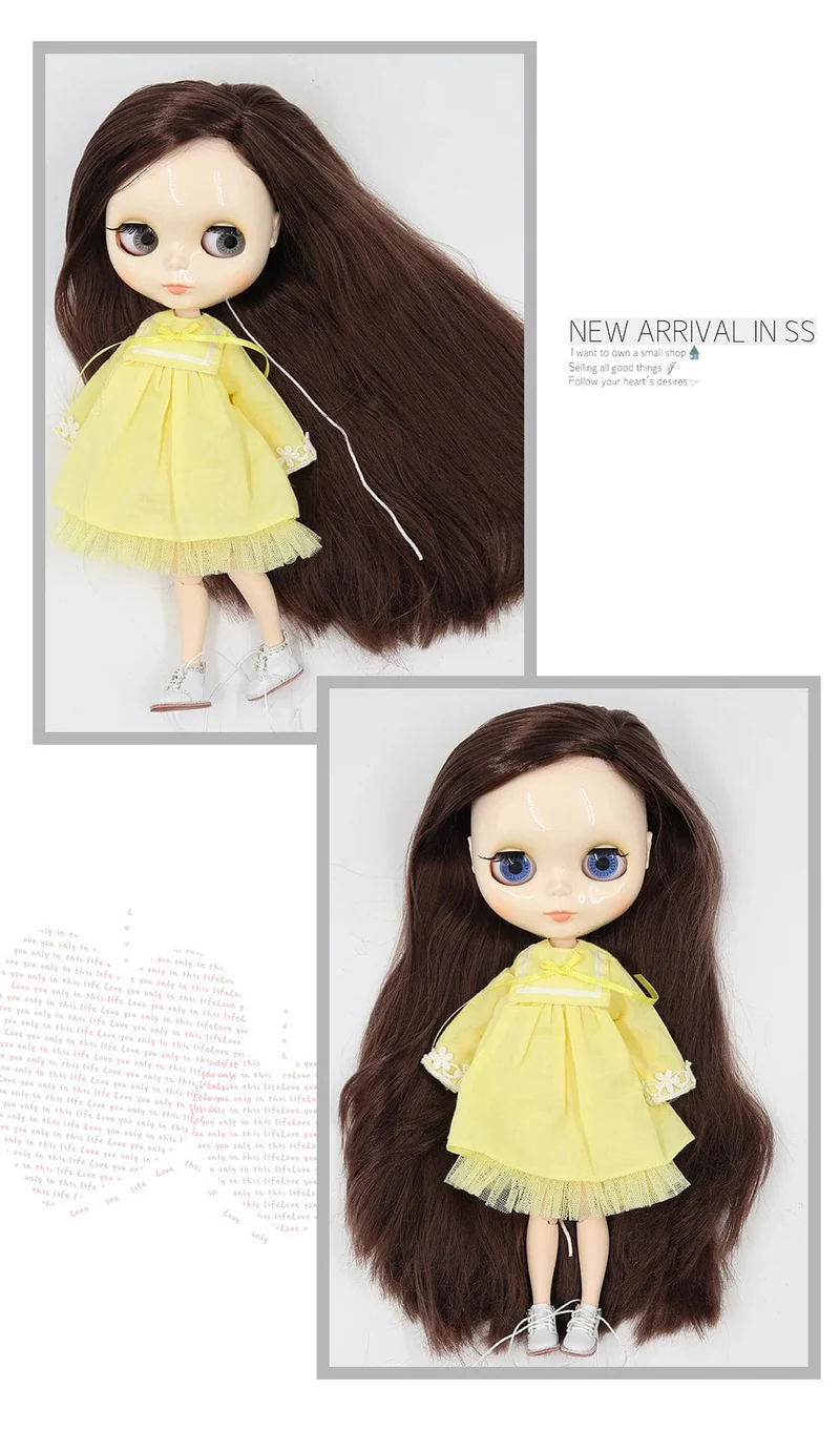 ICY DBS Blyth Puppe 1/6 BJD Spielzeug Gelenkkörper weiße Haut glänzendes und mattes Gesicht 30cm zum Verkauf Sonderpreis Spielzeug Geschenk Anime Puppe
