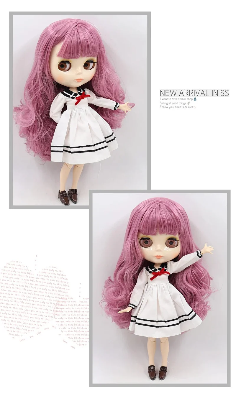 ICY DBS Blyth Puppe 1/6 BJD Spielzeug Gelenkkörper weiße Haut glänzendes und mattes Gesicht 30cm zum Verkauf Sonderpreis Spielzeug Geschenk Anime Puppe