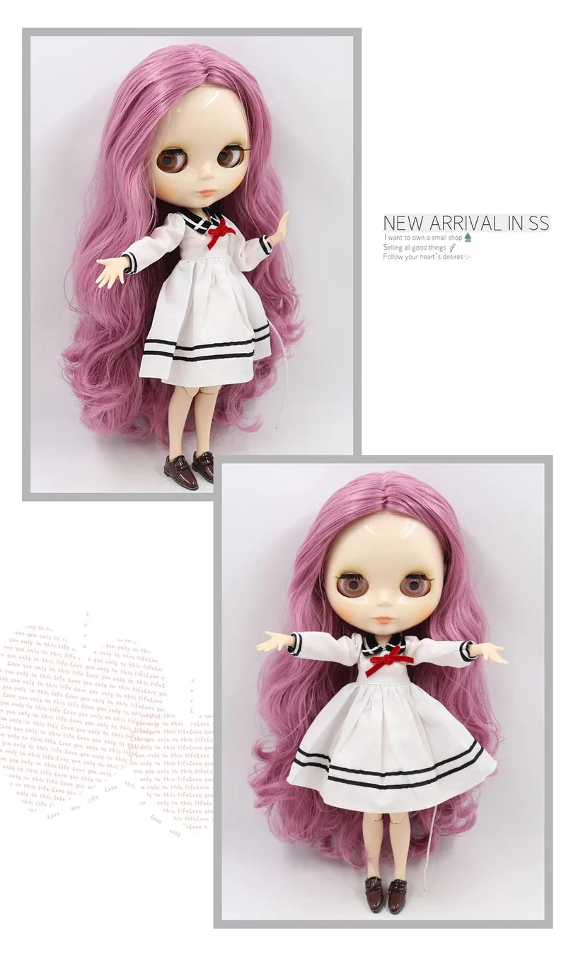 ICY DBS Blyth Puppe 1/6 BJD Spielzeug Gelenkkörper weiße Haut glänzendes und mattes Gesicht 30cm zum Verkauf Sonderpreis Spielzeug Geschenk Anime Puppe
