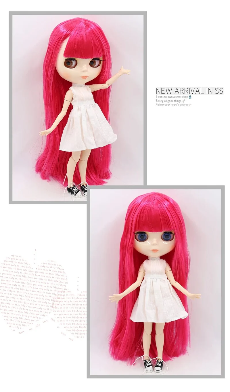 ICY DBS Blyth Puppe 1/6 BJD Spielzeug Gelenkkörper weiße Haut glänzendes und mattes Gesicht 30cm zum Verkauf Sonderpreis Spielzeug Geschenk Anime Puppe