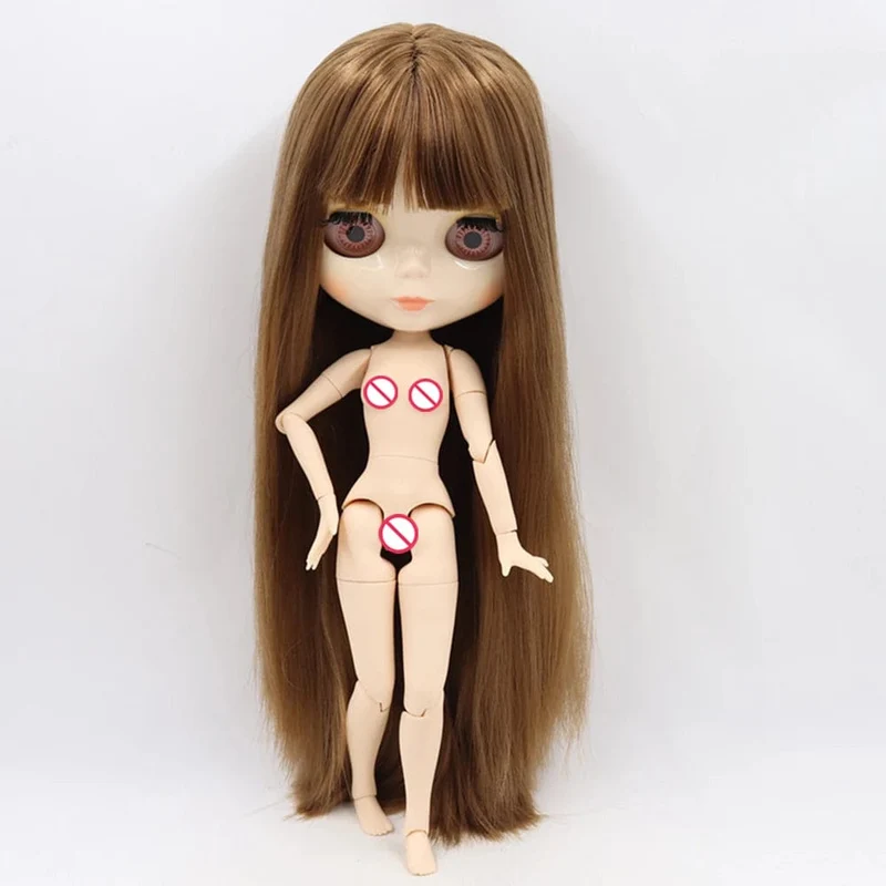 ICY DBS Blyth Puppe Gelenkkörper 30CM BJD Spielzeug Weißes glänzendes Gesicht und mattiertes Gesicht mit zusätzlichen Händen AB und Panel 1/6 DIY Modepuppe
