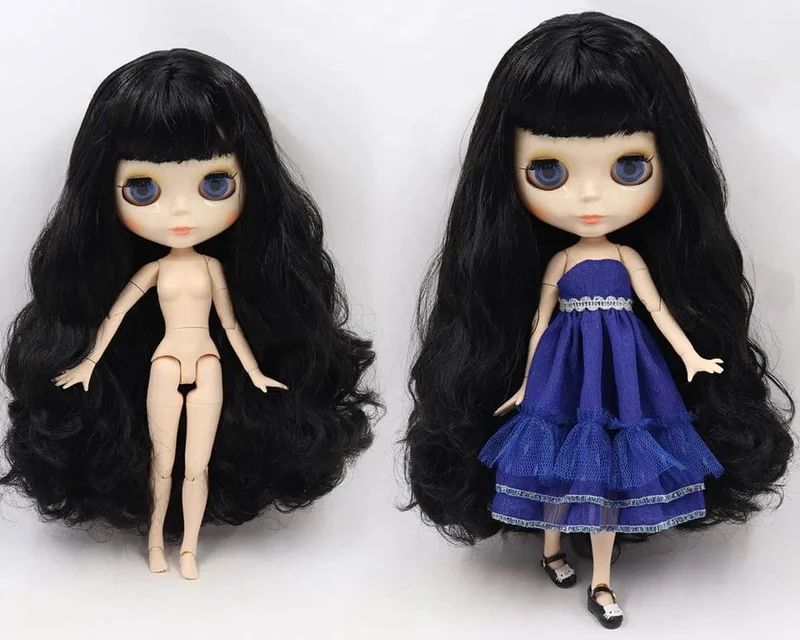 ICY DBS Blyth Puppe Gelenkkörper 30CM BJD Spielzeug Weißes glänzendes Gesicht und mattiertes Gesicht mit zusätzlichen Händen AB und Panel 1/6 DIY Modepuppe