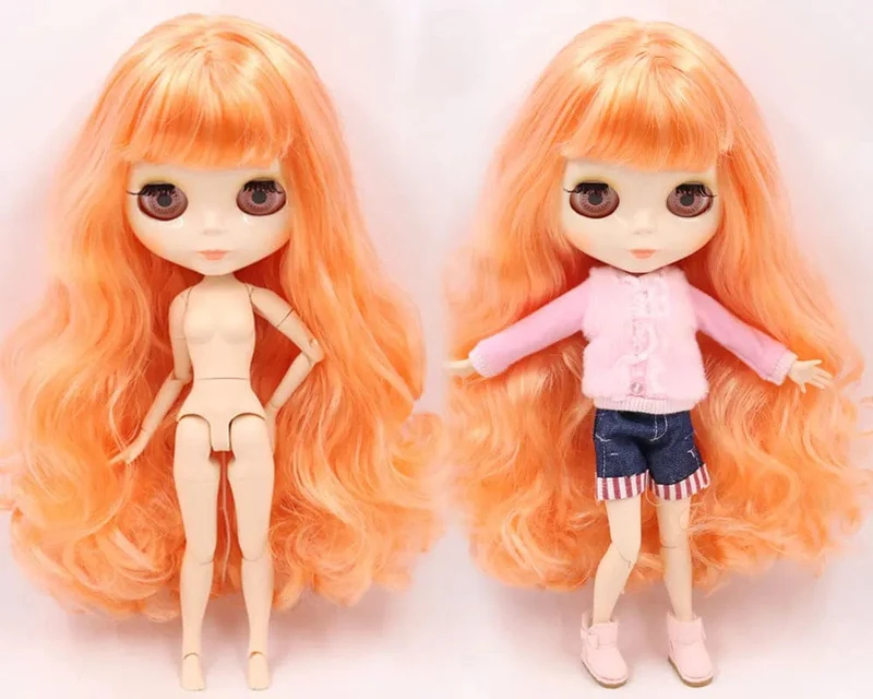ICY DBS Blyth Puppe Gelenkkörper 30CM BJD Spielzeug Weißes glänzendes Gesicht und mattiertes Gesicht mit zusätzlichen Händen AB und Panel 1/6 DIY Modepuppe