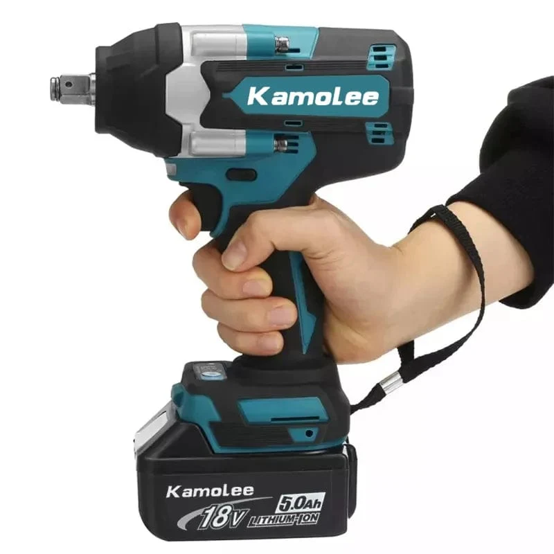 Kamolee 1800 NM Hohe Drehmoment DTW700 Bürstenlosen Cordless Elektrische Schlagschrauber 1/2 In Lithium-Ionen Batterie Für Makita 18V Batterie