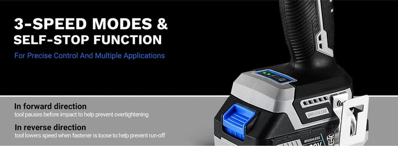 【Weltpremiere】DEKO 20V MAX Akku-Bürstenloser Schraubenschlüssel 350N.m Elektrischer Schlagschrauber mit hohem Drehmoment Elektrowerkzeuge (DKBW20XL01)