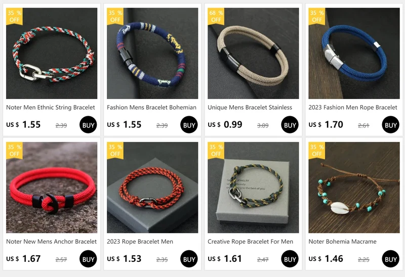 Neues Gothic-Totenkopf-Armband für Männer, handgefertigt, verschiebbar, verstellbar, dünne Schnur, Braslet, einfacher Haken, nautisches Skelett-Armband, Pulseria