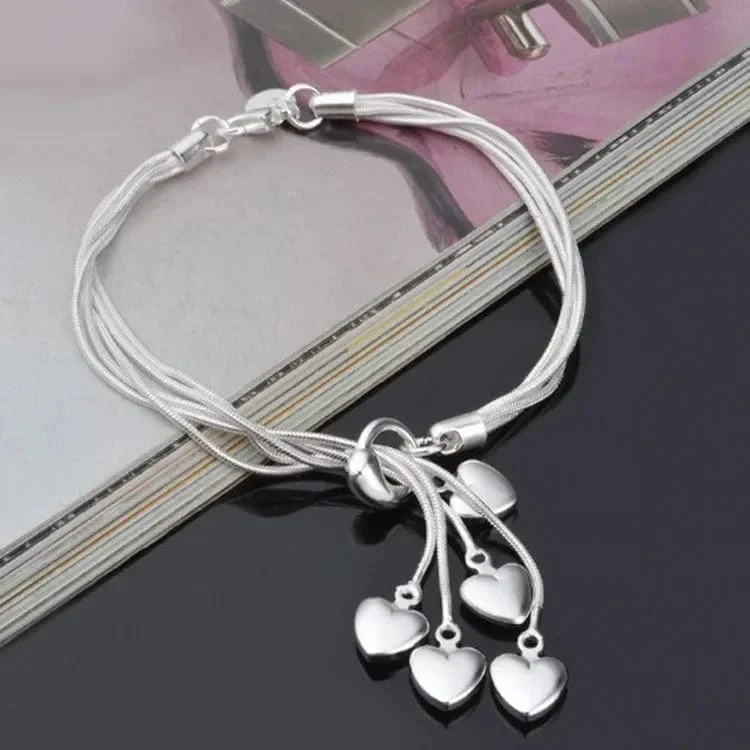Korea Neue Mode Brief Stern Anhänger Armband Frau Einfache Vintage Edelstahl Armband Luxus Original Schmuck Zubehör