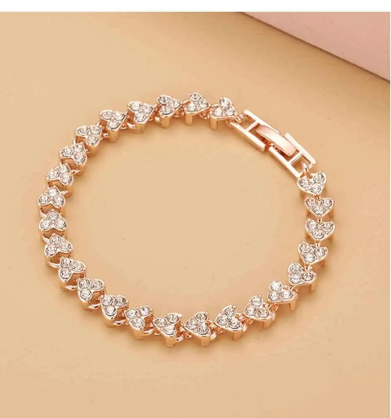 Luxus Zirkonia Kristall Tennis Armbänder Für Frauen Männer Gold Farbe Silber Farbe Armband Kette Schmuck Geschenke