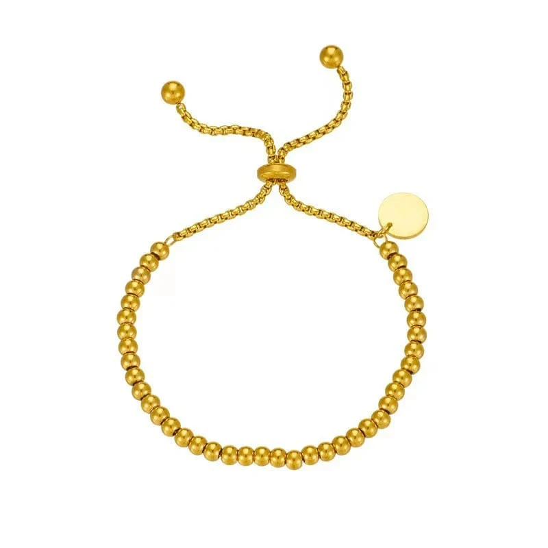 Foxanry 316L Edelstahl Perlen Pull Armbänder Für Frauen Paare Mode Einfache Klassische Lichtecht Jahrestag Schmuck Geschenke