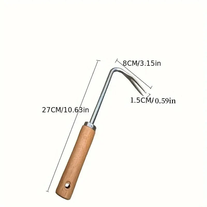 Edelstahl Holzgriff Garten Weeder Hand Jäten Entfernung Cutter Puller Werkzeuge Multifunktions Weeder Transplantation Gartengeräte
