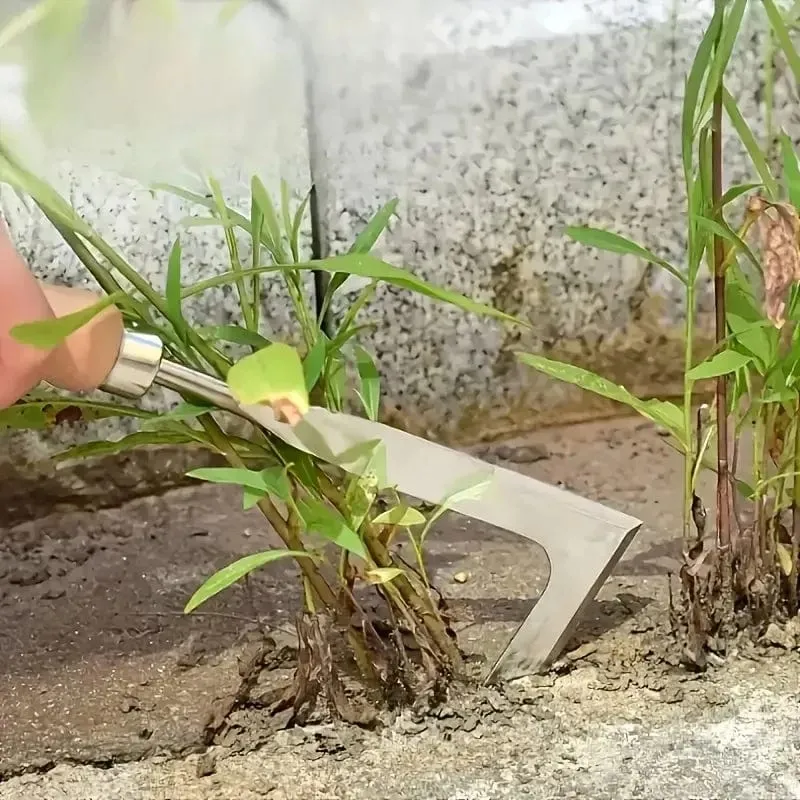 Edelstahl Holzgriff Garten Weeder Hand Jäten Entfernung Cutter Puller Werkzeuge Multifunktions Weeder Transplantation Gartengeräte