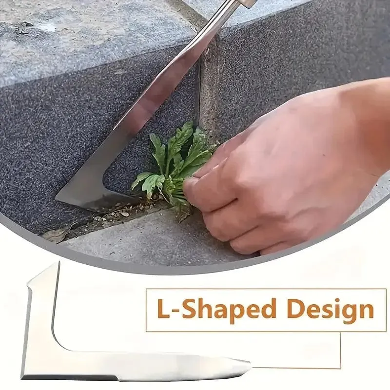 Edelstahl Holzgriff Garten Weeder Hand Jäten Entfernung Cutter Puller Werkzeuge Multifunktions Weeder Transplantation Gartengeräte