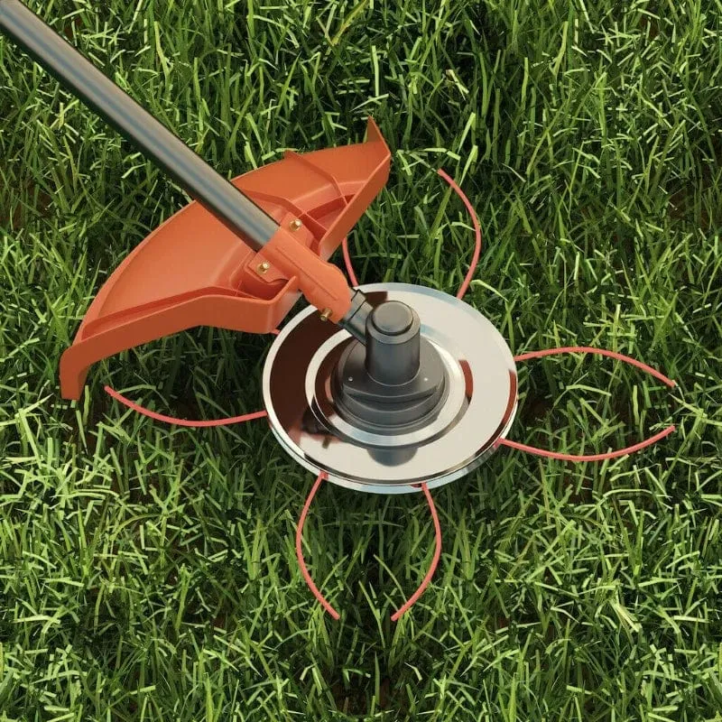 1 stück Stahl Rasenmäher Kopf Kostenloser 4 Linien Ersatz Benzin/Lithium Gras Trimmer Kopf Entfernung Von Garten Unkraut Brushcutter teil