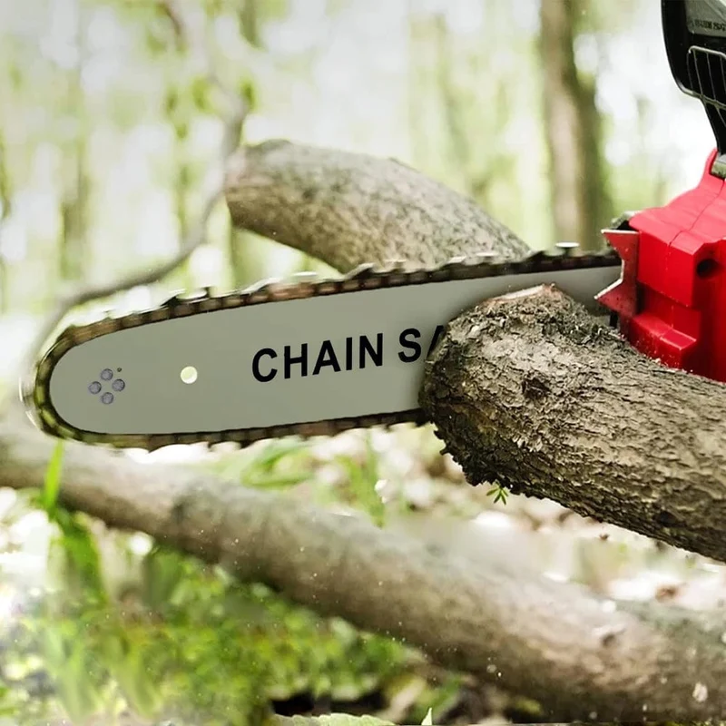 ONEVAN 16 Zoll bürstenlose elektrische Kettensäge 7980W kabelloses Schneidesäge-Elektrowerkzeug für die Holzbearbeitung, den Gartenschnitt, für Makita-Akku