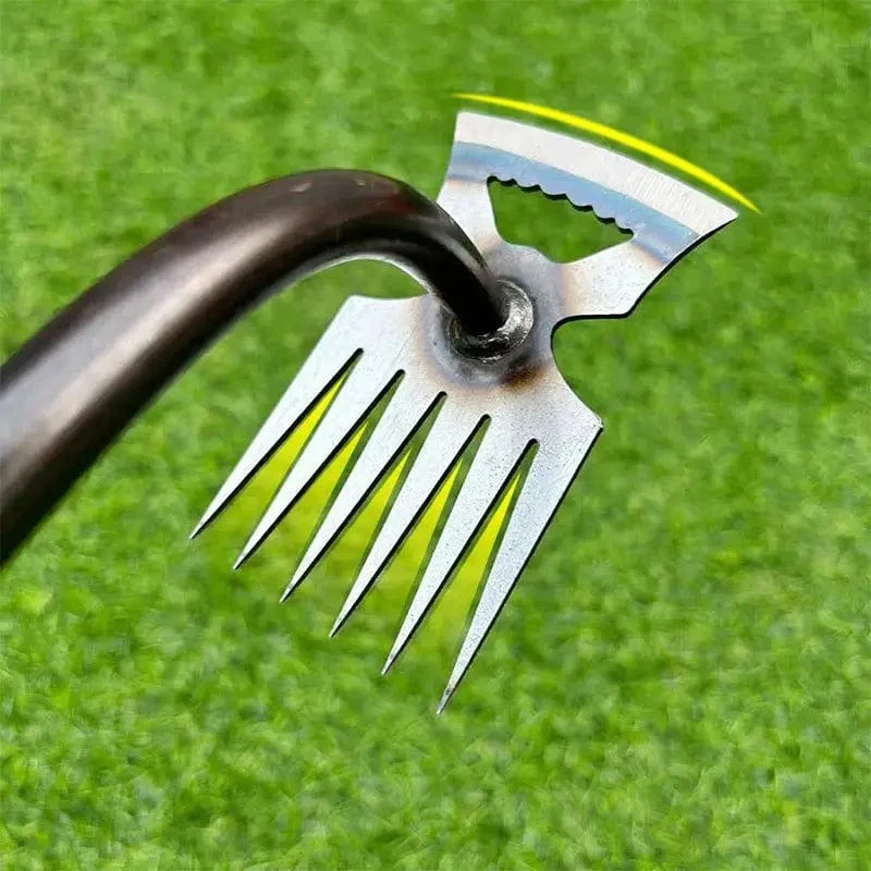 2 IN 1 Manuelles Unkrautentferner-Werkzeug zum Grasverwurzeln von losem Boden, Hand-Unkrautentfernungs-Puller, Gartenschaufel, Gartenwerkzeug, Dropshipping