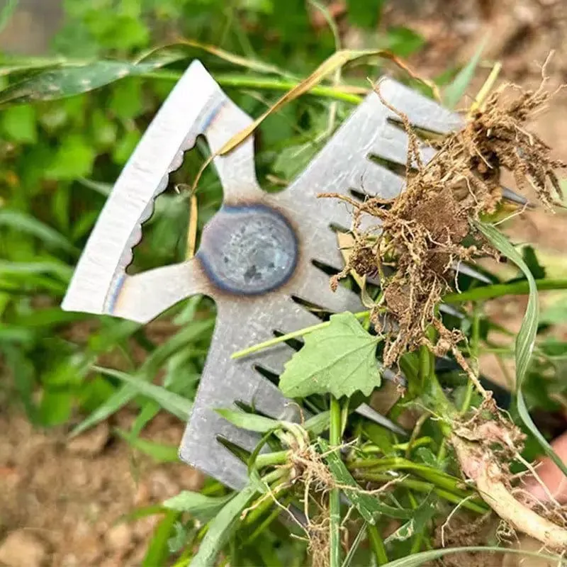 2 IN 1 Manuelles Unkrautentferner-Werkzeug zum Grasverwurzeln von losem Boden, Hand-Unkrautentfernungs-Puller, Gartenschaufel, Gartenwerkzeug, Dropshipping