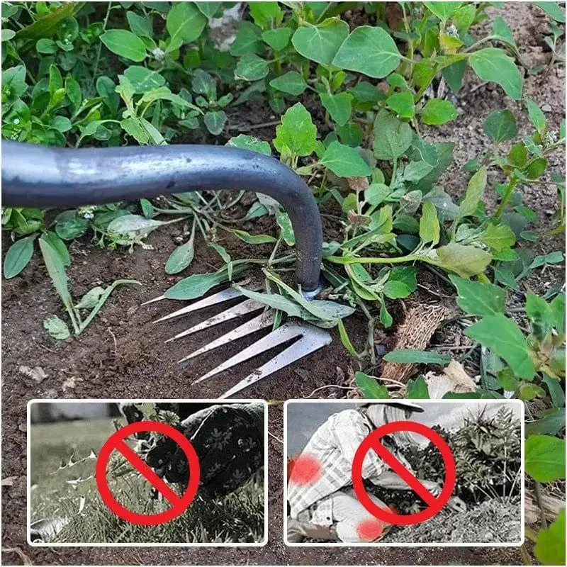 2 IN 1 Manuelles Unkrautentferner-Werkzeug zum Grasverwurzeln von losem Boden, Hand-Unkrautentfernungs-Puller, Gartenschaufel, Gartenwerkzeug, Dropshipping