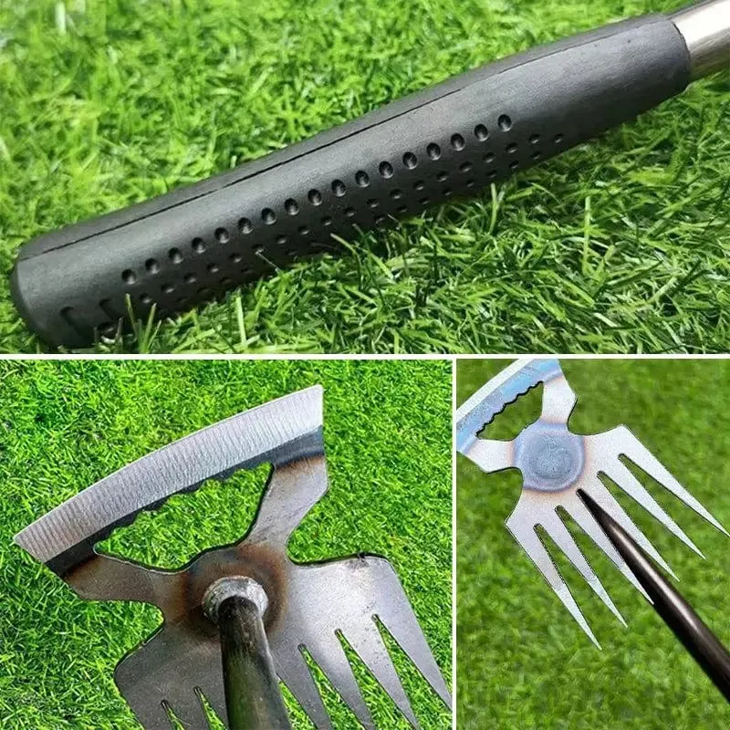 2 IN 1 Manuelles Unkrautentferner-Werkzeug zum Grasverwurzeln von losem Boden, Hand-Unkrautentfernungs-Puller, Gartenschaufel, Gartenwerkzeug, Dropshipping