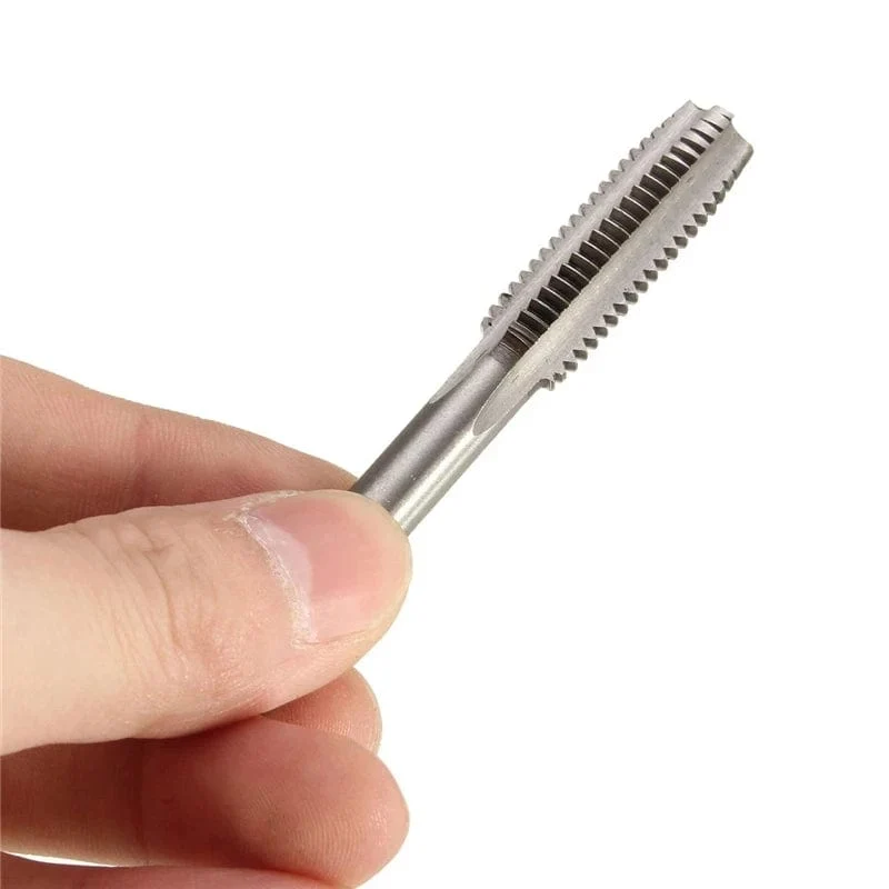 7-teiliges M3-M12 HSS Metric Rechtshänder-Maschinen-Gewindebohrer-Set mit gerader Nut, metrisches Gewindebohrer-Set, Handwerkzeuge