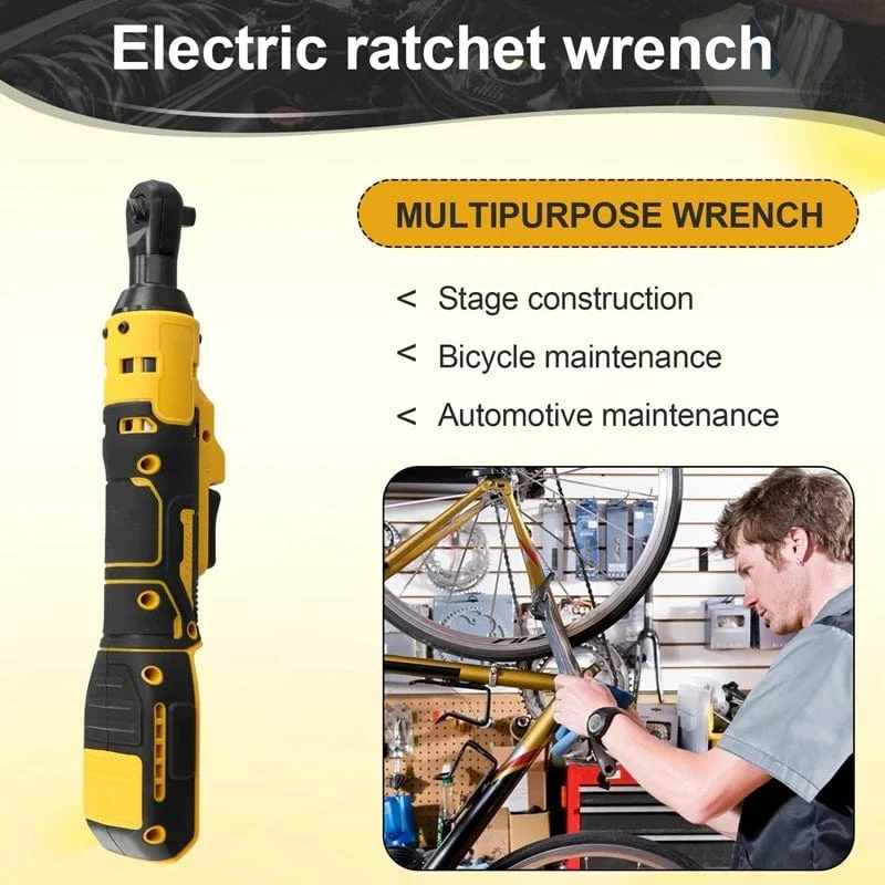 Elektrischer Ratschenschlüssel 220N.M Akkuschrauber 3/8 Zoll Schlagschrauber Schraubenmutter Elektrowerkzeuge für Dewalt 18V 20V Akku
