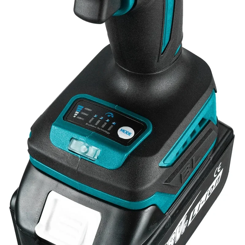 ONEVAN 1200N.M Bürstenloser Elektro-Schlagschrauber 1/2 Zoll Akkuschrauber Elektrowerkzeug für Makita 18V Batterie