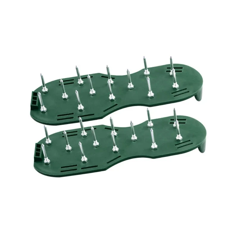 Gartennagelschuhe, Gras-Lockerungswerkzeug, 5 cm lange Nägel, Rasenbelüfter, Grasspikes-Schuhe, selbstnivellierender Epoxid-Gartengrasgrubber