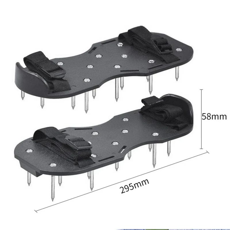 Gartennagelschuhe, Gras-Lockerungswerkzeug, 5 cm lange Nägel, Rasenbelüfter, Grasspikes-Schuhe, selbstnivellierender Epoxid-Gartengrasgrubber