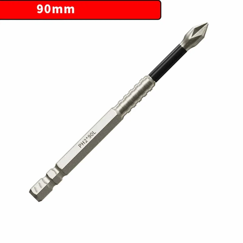 1 stück Magnetischer Schraubendreher-Bit Legierter Stahl Rutschfeste Lange Bohrer 1/4 Sechskantschaft PH2 Kopf Schraubendreher-Bit Handwerkzeuge 25-150mm