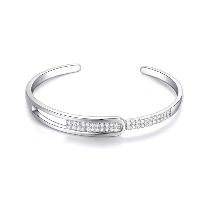 Edelstahl Armbänder Vintage Herrenmode Woven Twist Texture Armreifen Für Frauen Schmuck Statement Streetwear Goth Geschenke