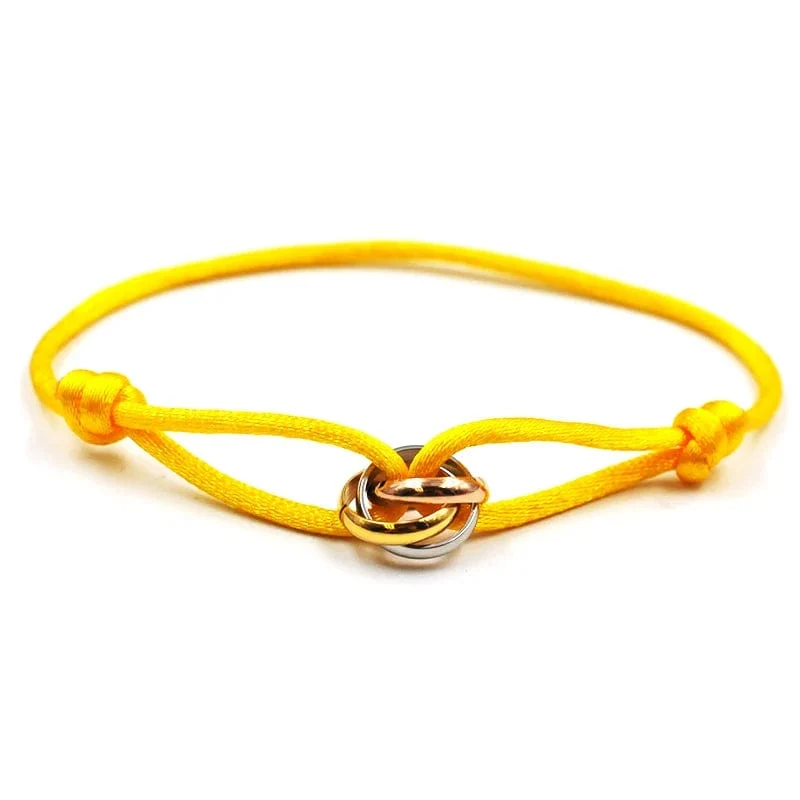 Neu IN Edelstahl Armband 3 Metall Schnalle Band Lace Up Kette Multicolor Einstellbare Größe Armband Für Frauen Mann Unisex