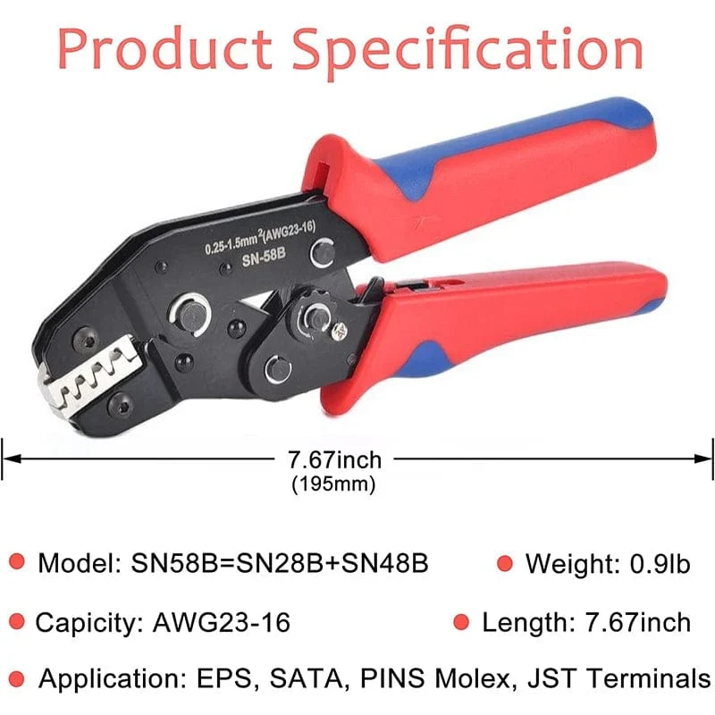 SN-58B 310 PCS/620 PCS/1550 PCS Dupont Crimpen Tool Kit Jst Xh Crimper Zangen Terminal Ferrule Crimper Draht hand Werkzeug Set