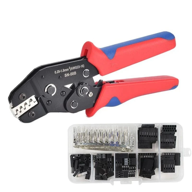 SN-58B 310 PCS/620 PCS/1550 PCS Dupont Crimpen Tool Kit Jst Xh Crimper Zangen Terminal Ferrule Crimper Draht hand Werkzeug Set