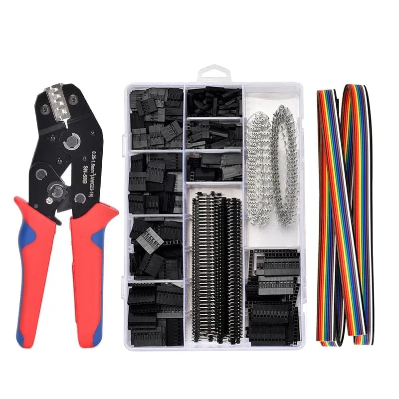 SN-58B 310 PCS/620 PCS/1550 PCS Dupont Crimpen Tool Kit Jst Xh Crimper Zangen Terminal Ferrule Crimper Draht hand Werkzeug Set